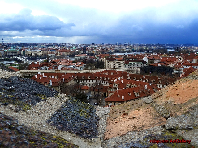 Die Stadt Prag - Blick über die Stadt