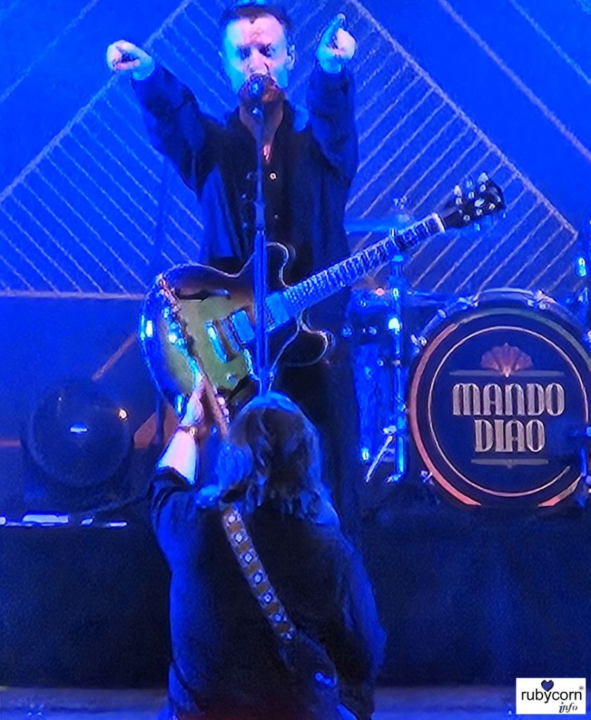Foto Rock-Band Mando Diao bei Burg Open Air in Illingen Saar am 17.08.2024