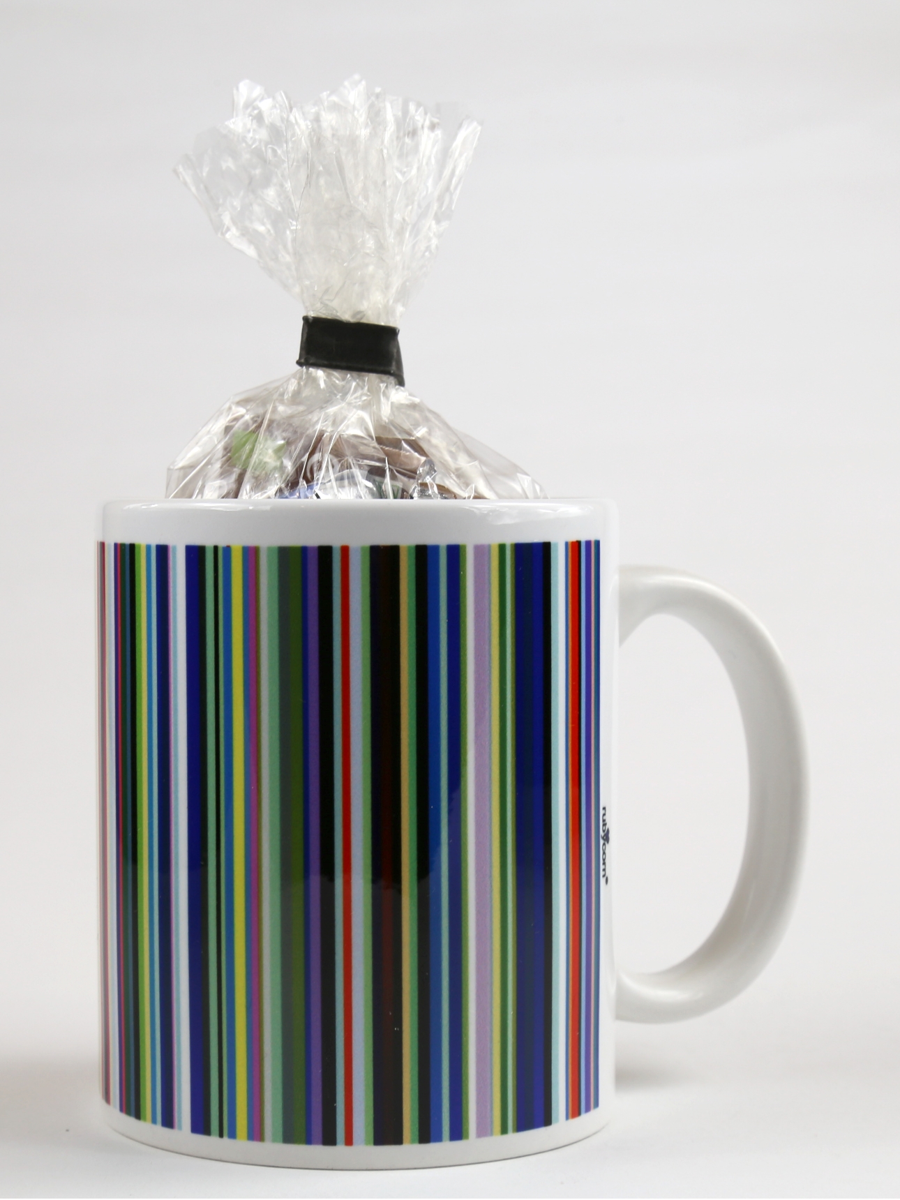 Abbildung Kaffeebecher Keramik rubycorn Design Streifen