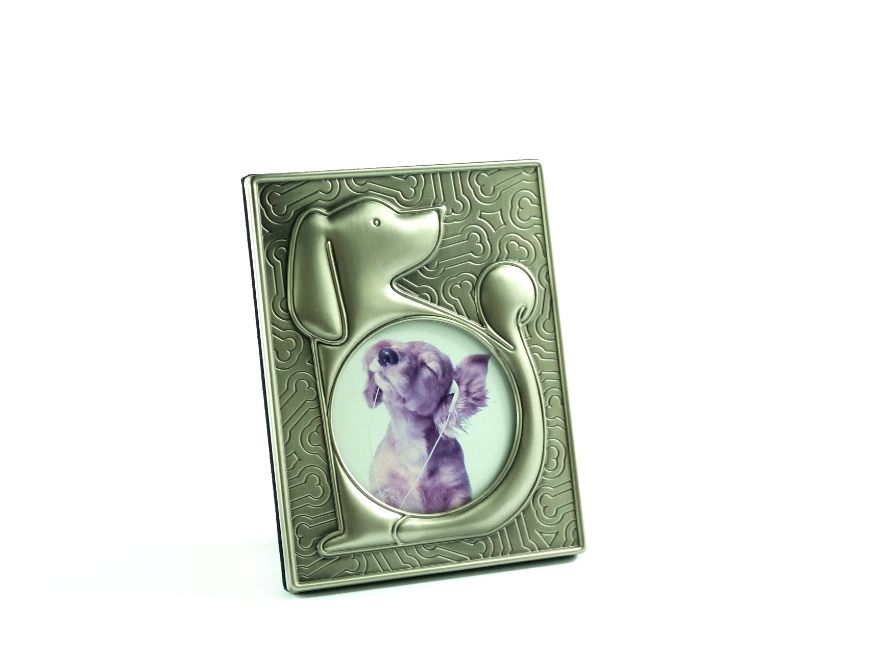 Fotorahmen Design  HUND in 3-D 