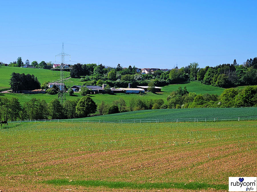 Foto von Bauernhof auf dem Wanderweg Bärenbachweg Uchtelfangen - rubycorn info