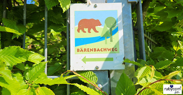 Wegkennung Rundwanderweg Bärenbachweg Uchtelfangen