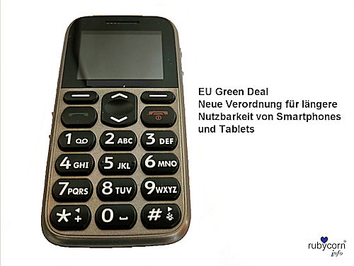 Foto Smartphone - neue Verordnung längere Geräte Nutzungbarkeit