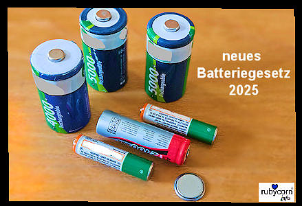 Neues Batteriegesetz 2025 BattDG - rubycorn info