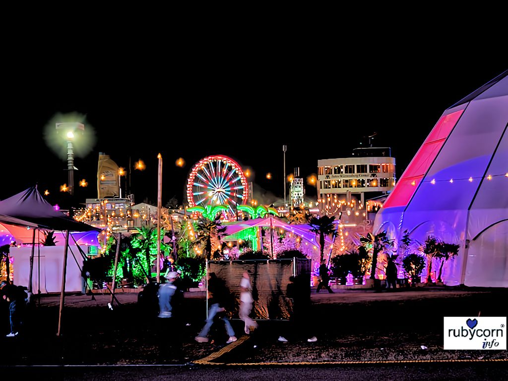 Glücksgefühle Festival Hockenheim.2025 - Festivalgelände Lichterglanz und Riesenrad
