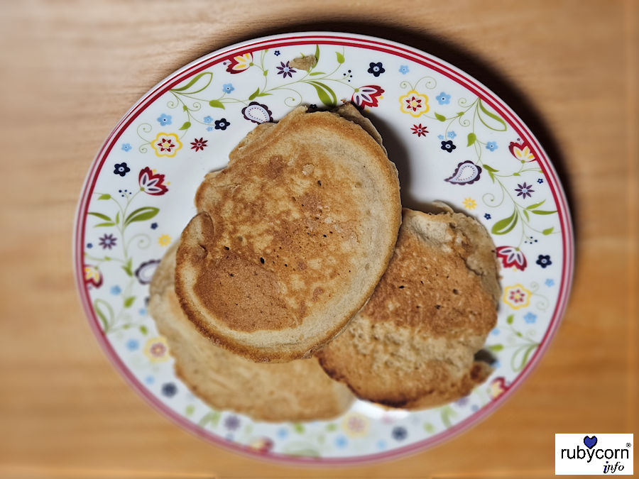 Foto von süßen Eierpfannkuchen