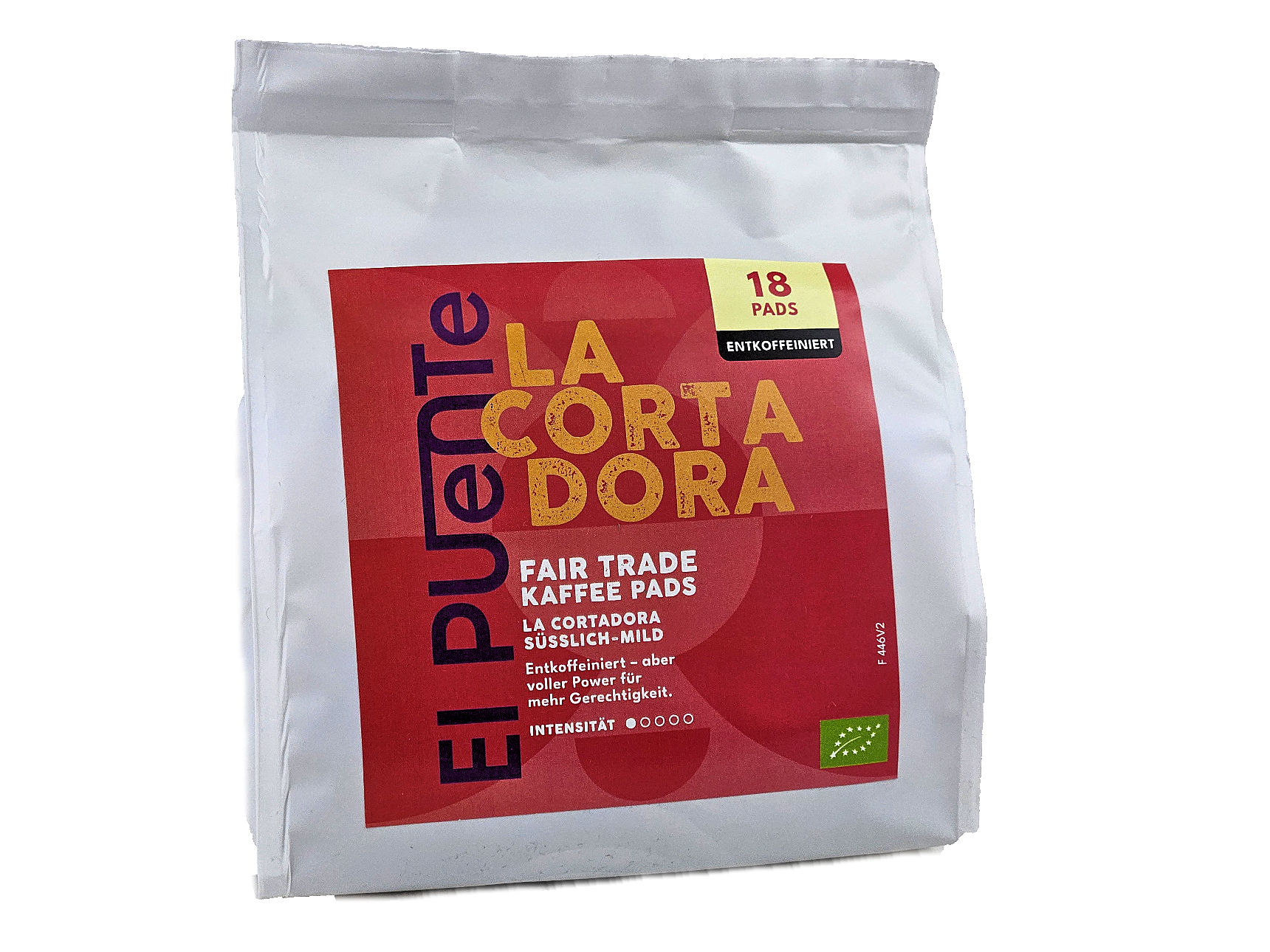 Abbildung von El Puente BIO Kaffeepads LA CORTADORA ohne Koffein